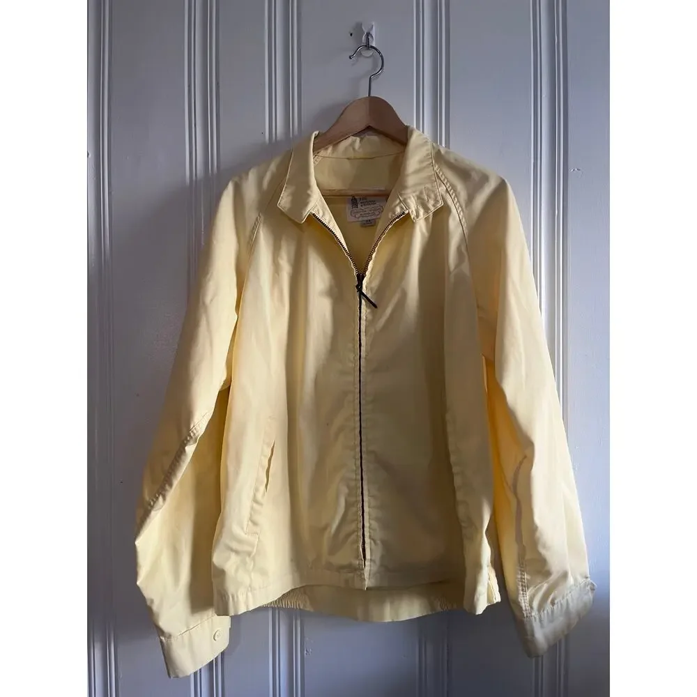 Vintage London fog jacket yellow size large